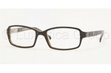 Image of Brooks Brothers Eyeglasses BB714 with Rx Prescription Lenses 5235-5216 - Black/Horn 