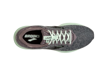 Image of Brooks BTS Launch 6 Road Running Shoes - Womens, Shark/Aqua/Ebony, 9, 1202851B011.090