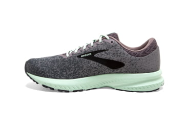Image of Brooks BTS Launch 6 Road Running Shoes - Womens, Shark/Aqua/Ebony, 9, 1202851B011.090