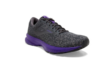 Image of Brooks BTS Launch 6 - Womens, Ebony/Shark/Violet, 7, 1202851B022.070