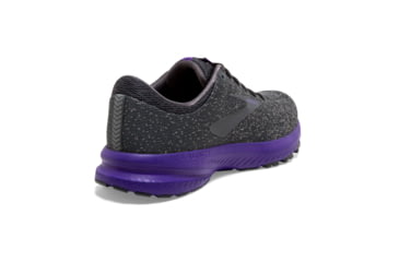 Image of Brooks BTS Launch 6 - Womens, Ebony/Shark/Violet, 7, 1202851B022.070