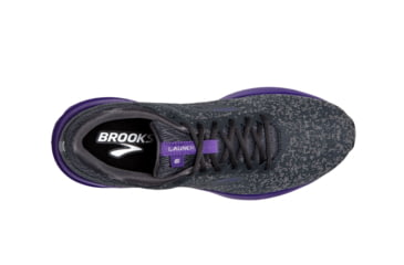 Image of Brooks BTS Launch 6 - Womens, Ebony/Shark/Violet, 7, 1202851B022.070