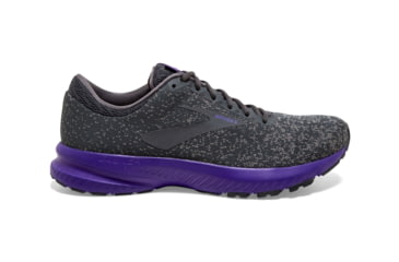 Image of Brooks BTS Launch 6 - Womens, Ebony/Shark/Violet, 7, 1202851B022.070