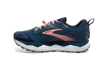 Image of Brooks Caldera 4 Trailrunning Shoes - Womens, Blue/Peacoat/Desert Flower, 7.5B, 1203161B456.075