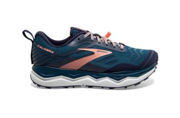 Image of Brooks Caldera 4 Trailrunning Shoes - Womens, Blue/Peacoat/Desert Flower, 7.5B, 1203161B456.075
