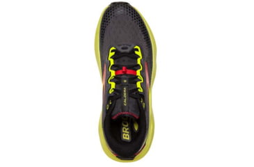 Image of Brooks Caldera 6 Running Shoes - Mens, Black/Fiery Red/Blazing Yellow, 11.0, 1103791D035.110