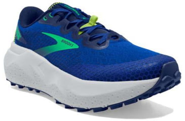 Image of Brooks Caldera 6 Running Shoes - Mens, Blue/Surf the Web/Green, 11.0, 1103791D403.110