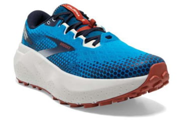 Image of Brooks Caldera 6 Running Shoes - Mens, Peacoat/Atomic Blue/Rooibos, 10.0, 1103791D490.100