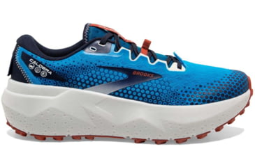 Image of Brooks Caldera 6 Running Shoes - Mens, Peacoat/Atomic Blue/Rooibos, 10.0, 1103791D490.100