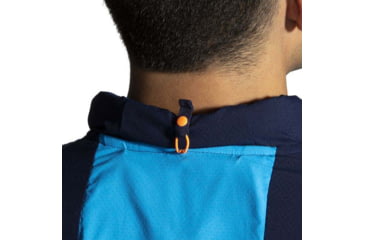 Image of Brooks Canopy Jacket - Mens, Navy/Spring Break/Pebble, L, 211385465.035