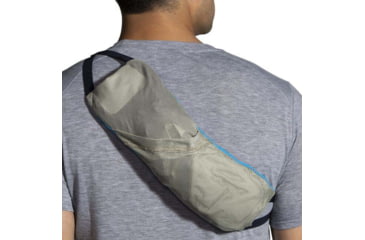 Image of Brooks Canopy Jacket - Mens, Navy/Spring Break/Pebble, L, 211385465.035