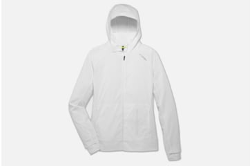 Image of Brooks Canopy Women's Running Hoodie Jacket, White, Medium 221221-White-M