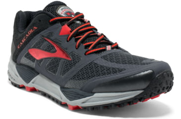 Image of Cascadia 11 Trail Running Shoe - Mens-Anthracite/Black-Medium-10