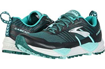 Image of Brooks Cascadia 13 Trail Running Shoes - Womens, Teal/Aqua/Grey, Medium, 6.5, 1202741B343.065