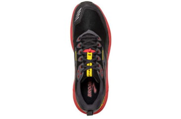 Image of Brooks Cascadia 16 Running Shoes - Mens, Black/Fiery Red/Blazing Yellow, 10.0, 1103761D035.100