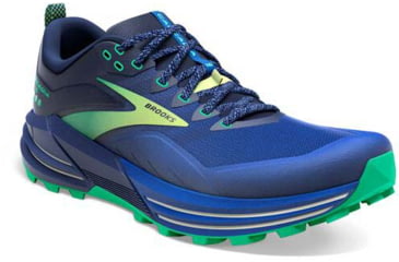 Image of Brooks Cascadia 16 Running Shoes - Mens, Blue/Surf the Web/Green, 9.0, 1103761D403.090