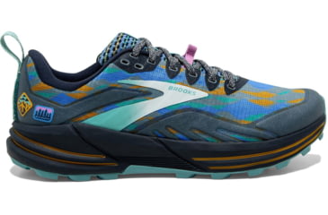 Image of Brooks Cascadia 16 Running Shoes - Mens, Eclipse/Marina/Chalk, 10.5, 1103761D427.105
