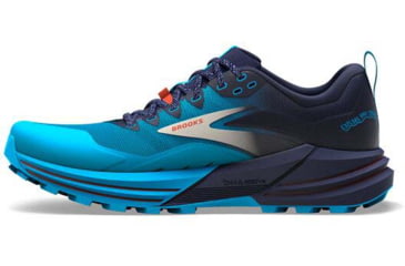 Image of Brooks Cascadia 16 Running Shoes - Mens, Peacoat/Atomic Blue/Rooibos, 11.5, 1103761D490.115