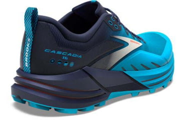 Image of Brooks Cascadia 16 Running Shoes - Mens, Peacoat/Atomic Blue/Rooibos, 11.5, 1103761D490.115