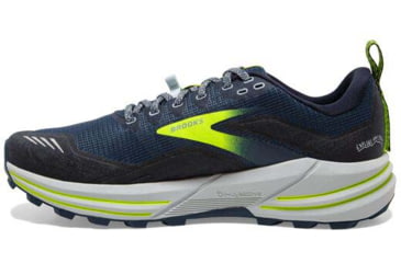 Image of Brooks Cascadia 16 Running Shoes - Mens, Titan/Peacoat/Nightlife, 11.0, 1103761D411.110
