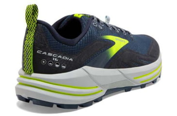Image of Brooks Cascadia 16 Running Shoes - Mens, Titan/Peacoat/Nightlife, 11.0, 1103761D411.110