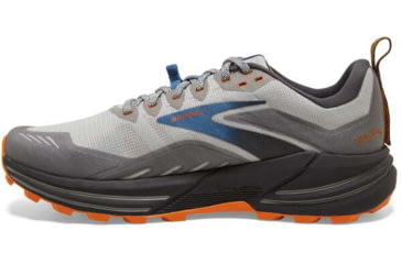 Image of Brooks Cascadia 16 Running Shoes - Mens, Wide, Oyster Mushroom/Alloy/Orange, 12.0, 1103762E038.120