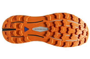 Image of Brooks Cascadia 16 Running Shoes - Mens, Wide, Oyster Mushroom/Alloy/Orange, 12.0, 1103762E038.120