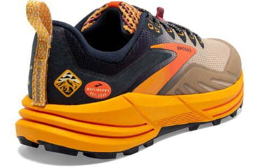 Image of Brooks Cascadia 16 Running Shoes - Mens, Zinnia/Eclipse/Nomad, 13.0, 1103761D758.130