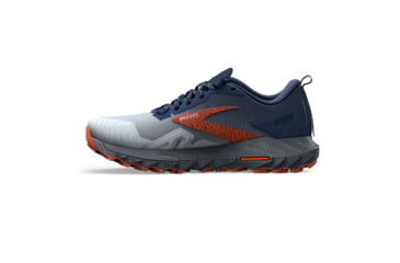 Image of Brooks Cascadia 17 Running Shoes - Mens, Blue/Navy/Firecracker, 14 Medium, 1104031D405.140
