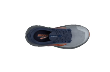 Image of Brooks Cascadia 17 Running Shoes - Mens, Blue/Navy/Firecracker, 14 Medium, 1104031D405.140