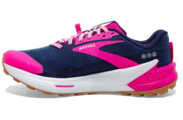 Image of Brooks Catamount 2 Running Shoes - Womens, Medium, Peacoat/Pink/Biscuit, 6.5, 1203881B425.065