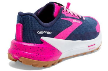 Image of Brooks Catamount 2 Running Shoes - Womens, Medium, Peacoat/Pink/Biscuit, 6.5, 1203881B425.065