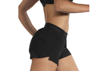 Image of Brooks Chaser 3in Short - Womens, Black/Brooks, S, 221463006.025