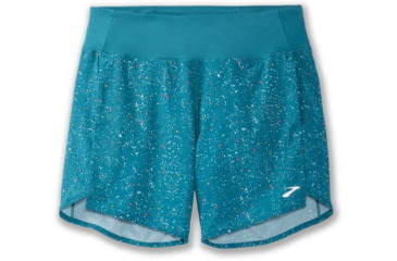 Image of Brooks Chaser 7in Short - Womens, Lagoon Speckle Print/Lagoon, XXL, 221466486.045