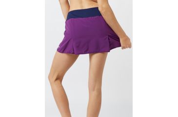 Image of Brooks Chaser Skort - Womens, Violet/Navy, Large, 221336517.035