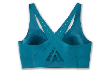 Image of Brooks Dare Strappy Run Bra 2.0 - Womens, Lagoon, 30, 350088453.030AB