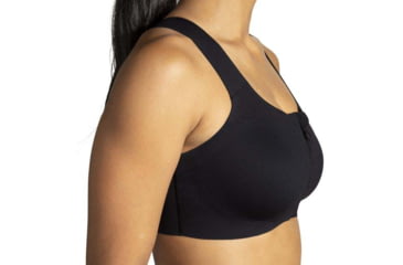 Image of Brooks Dare Zip Run Bra 2.0 - Womens, Black, 40AB, 350083001.040AB