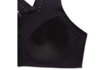 Image of Brooks Dare Zip Run Bra 2.0 - Womens, Black, 40AB, 350083001.040AB