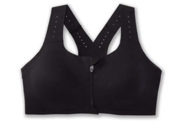 Image of Brooks Dare Zip Run Bra 2.0 - Womens, Black, 40AB, 350083001.040AB