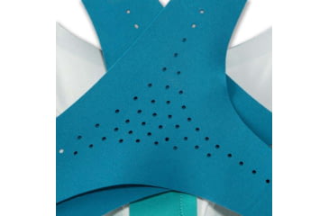 Image of Brooks Dare Zip Run Bra 2.0 - Womens, Nile Green/Lagoon/Light Mint, 34DE, 350083369.034DE