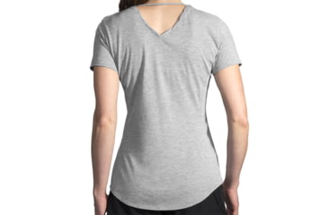 Image of Brooks Distance Short Sleeve Shirt - Womens, Heather Ash, L, 221344080.035