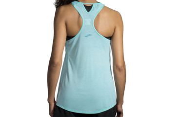 Image of Brooks Distance Tank - Womens, Heather Ice, Small, 221345445.025