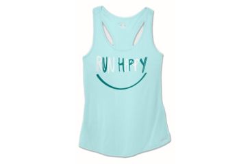 Image of Brooks Distance Women's Tank, Pool/Ocean Smile Run Happy, 2XL, 221260-PL-OCNSMRH-XXL