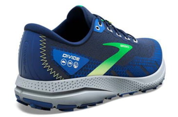 Image of Brooks Divide 3 Running Shoes - Mens, Blue/Green/Grey, 13.0, 1103811D436.130