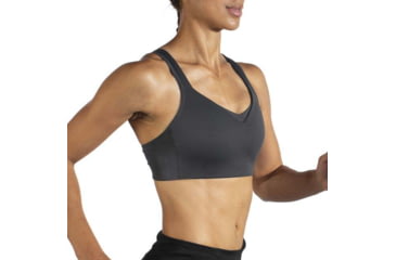 Image of Brooks Drive Convertible Run Bra - Womens, Asphalt, 36C, 350081081.0361C