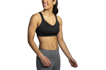 Image of Brooks Drive Convertible Run Bra - Womens, Black, 36C, 350081001.0361C