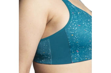 Image of Brooks Drive Convertible Run Bra - Womens, Lagoon Speckle Print, 32DD, 350081464.0322D