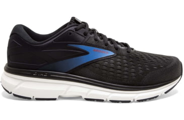 Image of Brooks Dyad 11 Running Shoes - Mens, Extra Wide, Black/Ebony/Blue, 8.0, 1103234E064.080