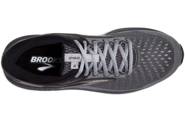 Image of Brooks Dyad 11 Running Shoes - Mens, Medium, Blackened Pearl/Alloy/Red, 13.0, 1103231D031.130