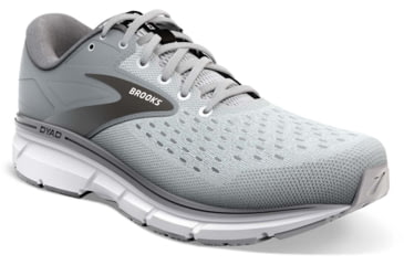 Image of Brooks Dyad 11 Running Shoes - Mens, Extra Wide, Grey/Black/White, 11.5, 1103234E084.115